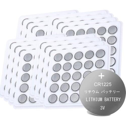 400pcs CR1225 3V Lithium Cell Coin Battery CR 1225 LM1225 BR1225 KCR1225 Button Batteries For Watches Flash toys Remote control