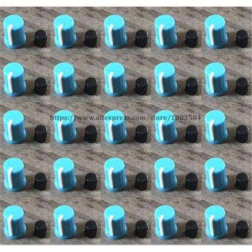 500pcs Rotary Control Knob blue For Pioneer XDJ-RX R1 RZ AERO DJM-T1 S9 DIY DJ