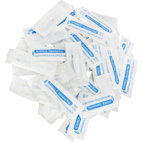 50x 18R Round Needles for Microblading Pen Eyebrow Manual Tattoo Disposable