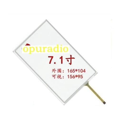 7 inch 4 pin Black glass touch Screen panel Digitizer Lens for Peugeot 208 2008 308 Citroen C5 c4l c3xr LAM070G004A LCD DVD