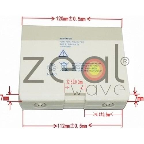 FOR MSC Freiburg CardioServ 30344030 SCP 910 91 Defibrillator Battery