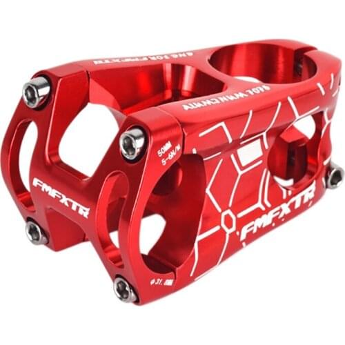 FMFXTR Mountain Bike Handlebar Stem Aluminum Short Handlebar Stem 31.8 X 50Mm Bicycle Accessories