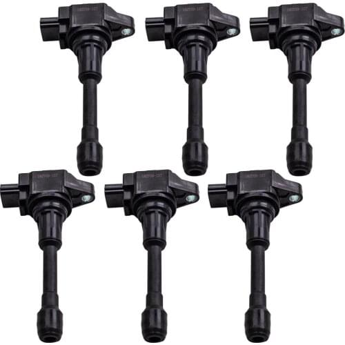 For Nissan 370Z for Infiniti G37 3.7L V6 2008 2009 2010 6pcs Ignition Coil Pack 22448-EY00A, UF-617