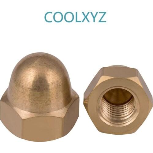 GB923 copper cap nut, copper cap nut, copper cap nut, copper cap nut, M3-M20 5PCS
