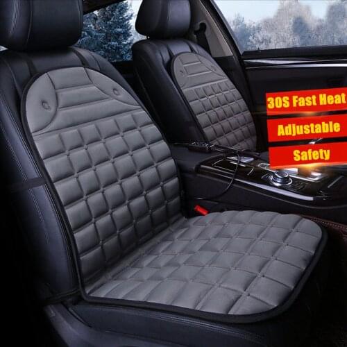 2Pcs Fast Heated & Adjustable Car Electric Heated Seat Car Styling Winter Pad Cushions Auto Covers