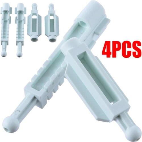 2pair Car Headlight Adjuster Mounting Bracket Kit White Plastic 63120027924 For BMW E39 5 Series 1996-2000