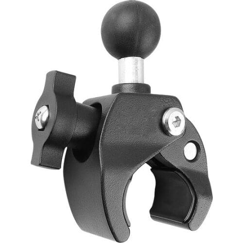 Motorcycle Handlebar Tough-Claw Mount Base with 1 inch Diameter Ball Fit 17-33 mm Rail