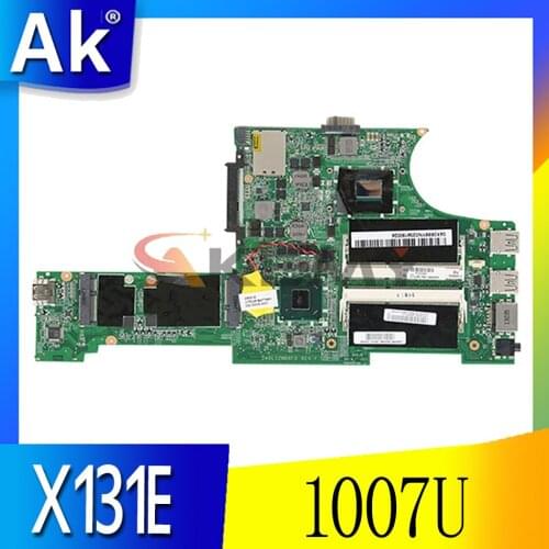 Akemy 04X0320 DA0LI2MB8F0 Main board For lenovo thinkpad X131E laptop motherboard Celeron 1007U