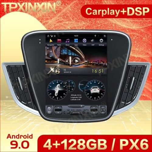 Carplay 2 Din Android 9 Tesla Screen Multimedia Stereo For Chevrolet Cavalier 2016 2017 2018 GPS BT Video Audio Player Head Unit