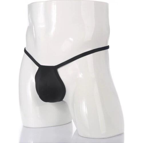 Men Penis Pad Push Up Thong Swimwear Penis Pouch G String Tanga Swim Hot Sexy Underwear Bikini Enhance Bathing Swimsuit