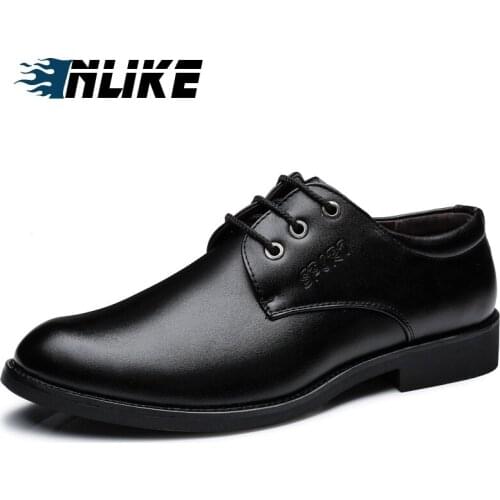 Men Wedding Shoes Microfiber Leather Formal Business Pointed Toe for Man Dress Shoes