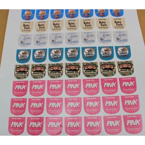 Customized printing adhesive roll paper stickers with high quality and cheap price
