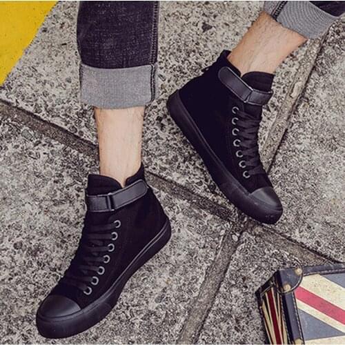 2021 spring and autumn new couple casual shoes fashion wild trend light and comfortable wear-resistant high-top canvas shoes