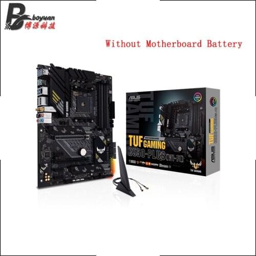 ASUS TUF GAMING B550 PLUS WIFI ATX B550M AMD B550 DDR4 4600(OC)MHz 128G,M.2, SATA,USB 3.2 Support R3 R5 R7 R9 Desktop AM4 CPU
