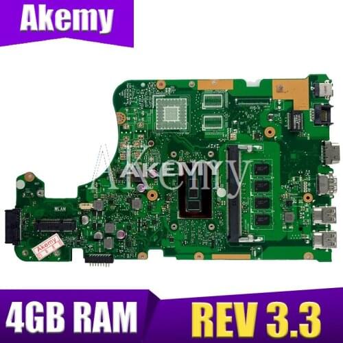 X555LA i7-5500 CPU 4GB RAM Mainboard REV3.3 For ASUS X555LA X555LD X555L F555L K555L W519L Laptop Motherboard Test 100% OK