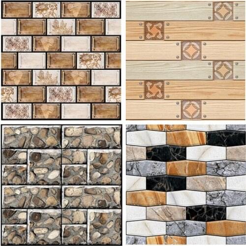 30x30cm New Brick Wall Stickers Living Room Bedroom Bathroom Kitchen Decor Aesthetic Modern Home Decoration Wallpaper Murals
