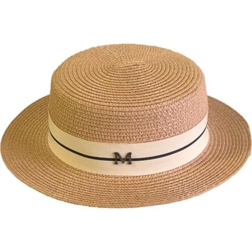 New Natural Panama Soft Shaped Straw Hat Summer Women Men Wide Brim Beach Sun Cap UV Protection Fedora Hat