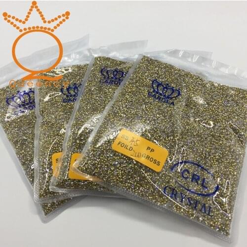 SS4.5 nail art chaton nail art rhinestones pointback crystal rhinestone with 1440pcs per bags sales promotion