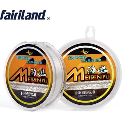 Ultra strength 9 size 100m/109yd 75% carbon clear power pro fishing line japan fishing leader line fishing tackle Pesca