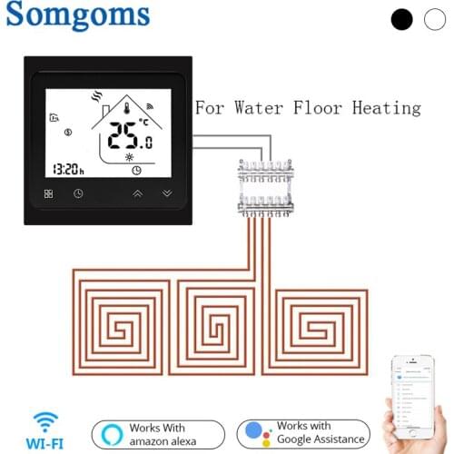 Smart Thermostat WiFi Temperature Controller Smart Life APP Remote Control For Water Heating 3A Works With Alexa Google Home