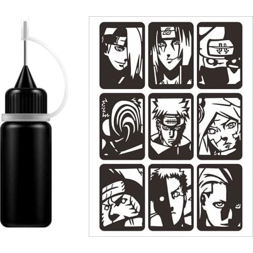 Temporary Henna Tattoo Juice Ink Natural Organic Fruit Gel For Body Paint Lasting Safe Waterproof Cartoon Characters TattooPaste