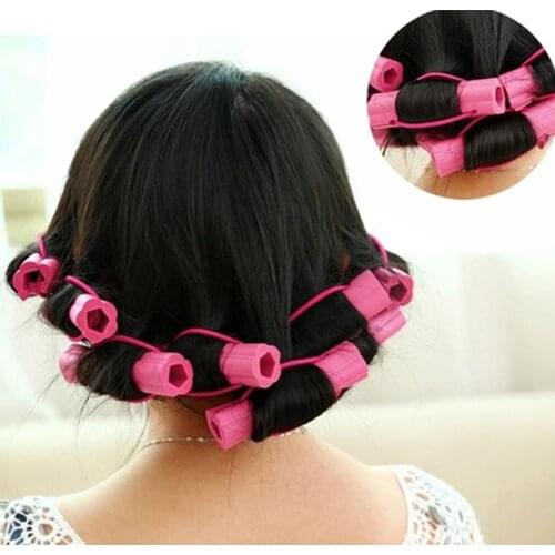 1Pc Self Grip Women Bangs Hair Styling Curlers Rollers DIY Hairdressing Tool The hair rollers can give your hair a charming volu