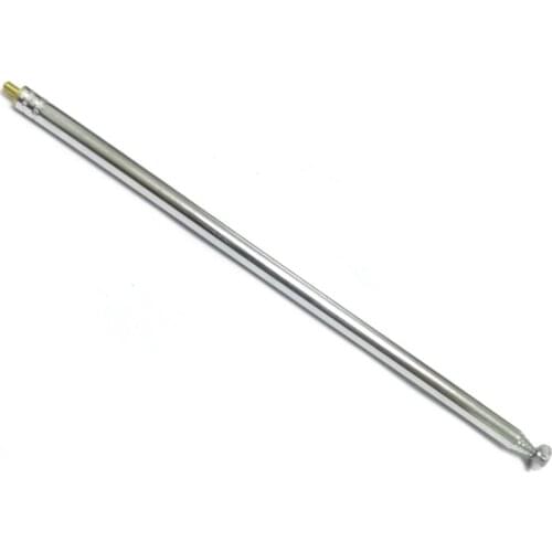 2pcs 4 sections 880mm long telescopic antenna radio FM aerial outer thead DIY