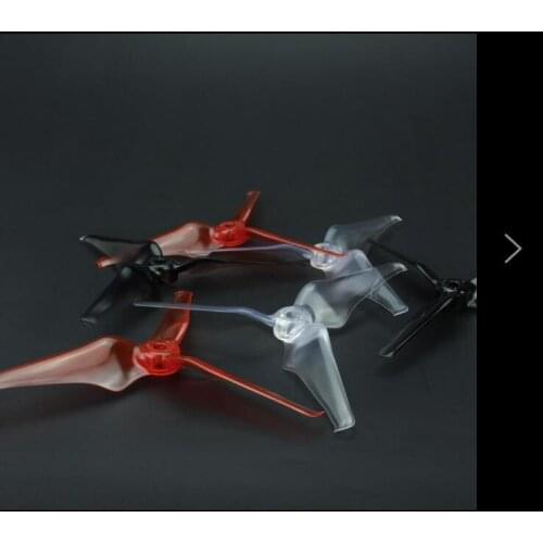 4 pairs EMAX AVAN Flow 5*4.3*3 3 Blades Propeller Props Transparant clearly White color