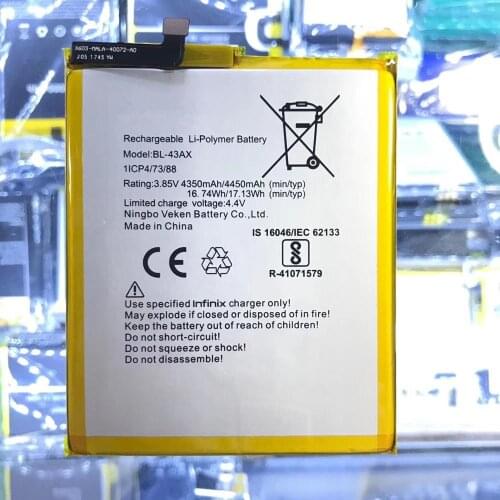4350 mah BL-43AX Infinix X603 Mobile Phone Replacement Battery