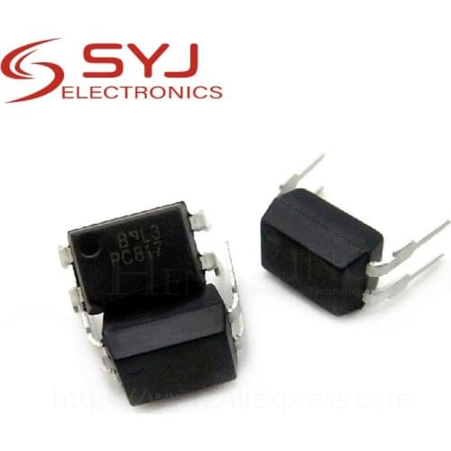50pcs/lot PC817B DIP-4 PC817 817 817B EL817 FOD817C LTV817A LTV-817-A High Density Mounting Type Photocoupler