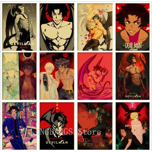 5D DIY Diamond painting Anime Devilman Crybaby Poster cross stitch diamond mosaic embroidery handmade art set home decor gift