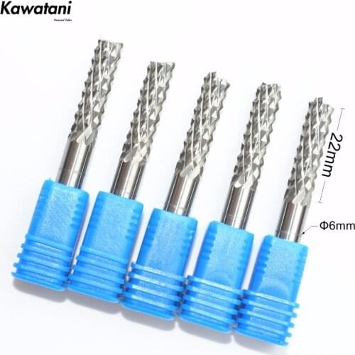 6mm*22mm-5pcs CNC solid carbide micro PCB Drill Cutter,Printed Circuit Board Drill Bit,corn Milling Cutter,copper,aluminum