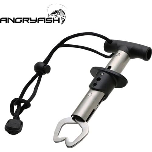 ANGRYFISH Mini Fish Grip Fish Holder Catch And Release Durable Lock Accessories Fish Grip Portable Metal Aluminium K2