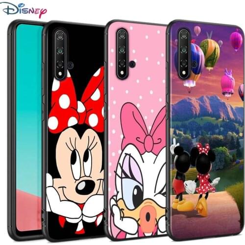 Black Soft Cover Cartoon Couple Fashion For Huawei Nova 8 7 6 SE 5T 7i 5i 5Z 5 4 4E 3 3i 3E 2i Pro Phone Case