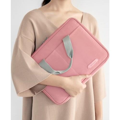 Business Waterproof Laptop Bag Mens Womens Briefcase Portable Office Document Handbag Travel Gadgets Organize Pouch Accessory