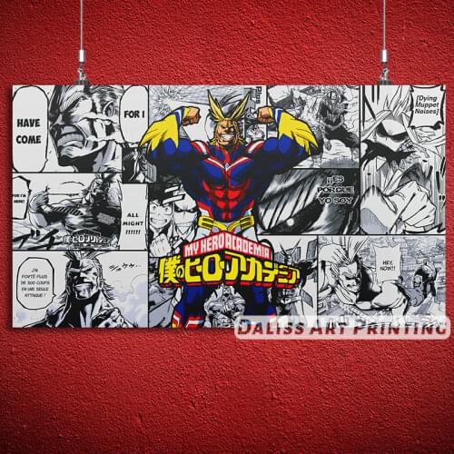 Canvas Anime My Hero Academia all might Pictures Home Decoration Paintings Poster HD Prints Wall Art Modular Living Room Framed