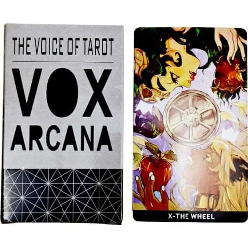 Voice Arcana Tarot Cards English Version Tarot Deck Board Games For Fun Party Family Card Playing Table Games Entertainment