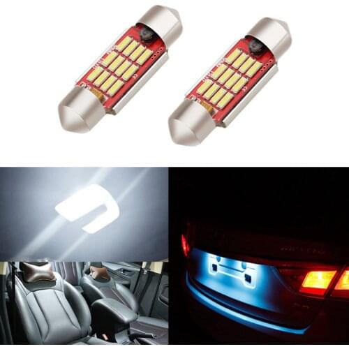 2pcs C5W C10W CANBUS Error Free Car Festoon LED Bulbs Interior Light for Lada Grant 4x4 Niva Xray Kalina Priora Vesta Largus