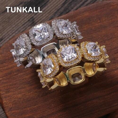 Brass Ring Micro pave with AAA CZ Bling Bling Hip Hop Jewelry R026