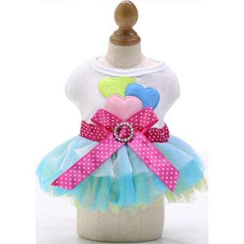 Summer Pet Clothes For Princess Wedding Dresses Clothing Cat Dog Costume Yorkies Pug Chihuahua Hua Pomeranian Pets Supplies