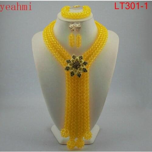 Fashion Chunky Bridal Jewelry Sets Indian Wedding Bib Coral Necklace Earrings Set Dubai Gold Coral Jewelry Set LT301-1