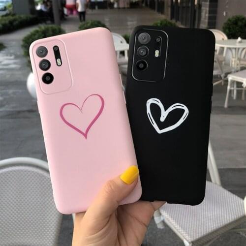Cartoon Black Soft Tpu Silicone Phone Shell For Oppo Reno5 Lite Reno5 F Reno5 Z Case Cute Bumper For Reno 5 reno5 Z 5G 5F Cover