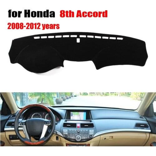 Car dashboard cover For Honda Accord 2008 to 2012 years Avoid light pad Instrument platform desk pad