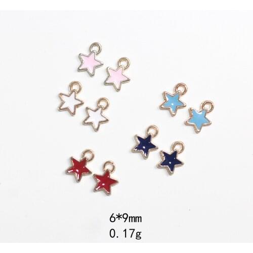 Novelty earrings Korean earrings weird jewelry dripping mini five-pointed star alloy jewelry accessories earring pendant
