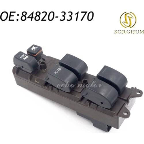 New 84820-33170 8482033170 Power Master Control Window Switch For Toyota 2002-2006 Camry & 2005-2009 Sienna 84820-01021