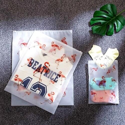 High Quality Flamingo Transparent Cosmetic Bag Zipper Portable WaterProof Make Up Bath Organizer Storage Pouch Travel Necesity