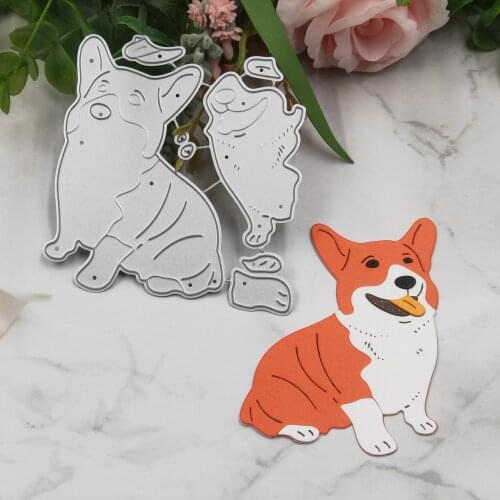 Five cute dog Metal Cutting Dies 2020 new DIY scrapbook paper card decorative process embossing molds
