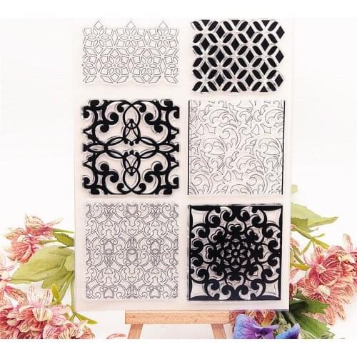 15x21cm Fragments Clear Stamps Transparent Seal Silicone Seal TPR Christmas Wedding Roller Stamps DIY Scrapbook Album Card