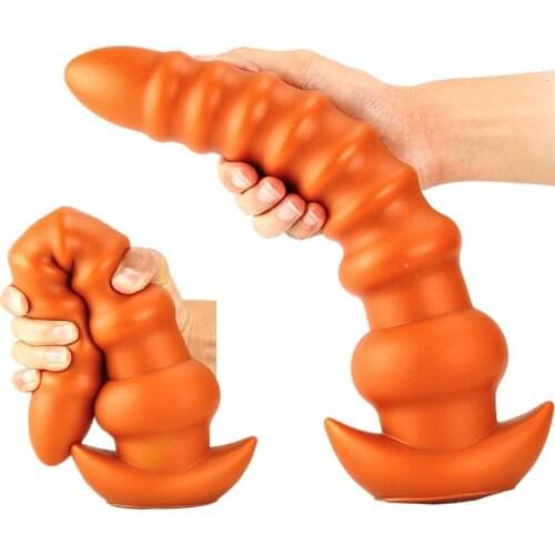 Silicone Huge Anal Plug Large Dildo G Spot Stimulate Female Masturbation Vagina Anus Expander Man Prostate Massager Sex Toys