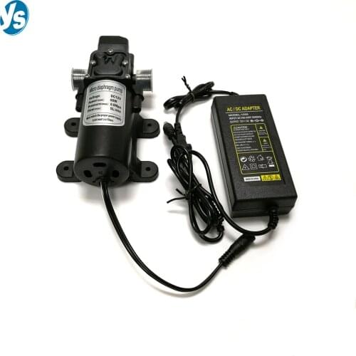 Low Pressure Indoor Duster Mist Cooling Fog System 12V DC 60w Self-sucking Smart Mini Misting Pump